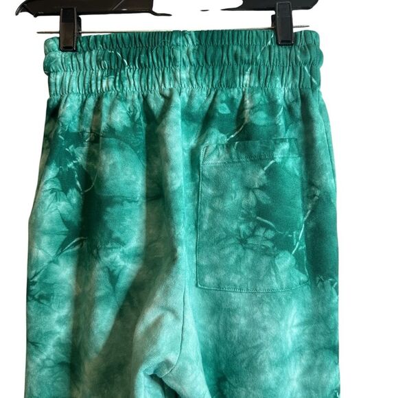*REVOLVE*FRANKIES BIKINIS Electric Green tie dyed sweatpants - Picture 4 of 7